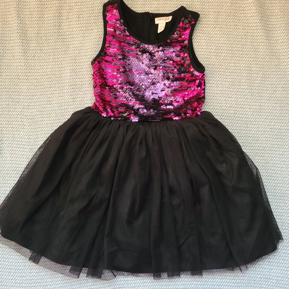 Sequin Black Dress